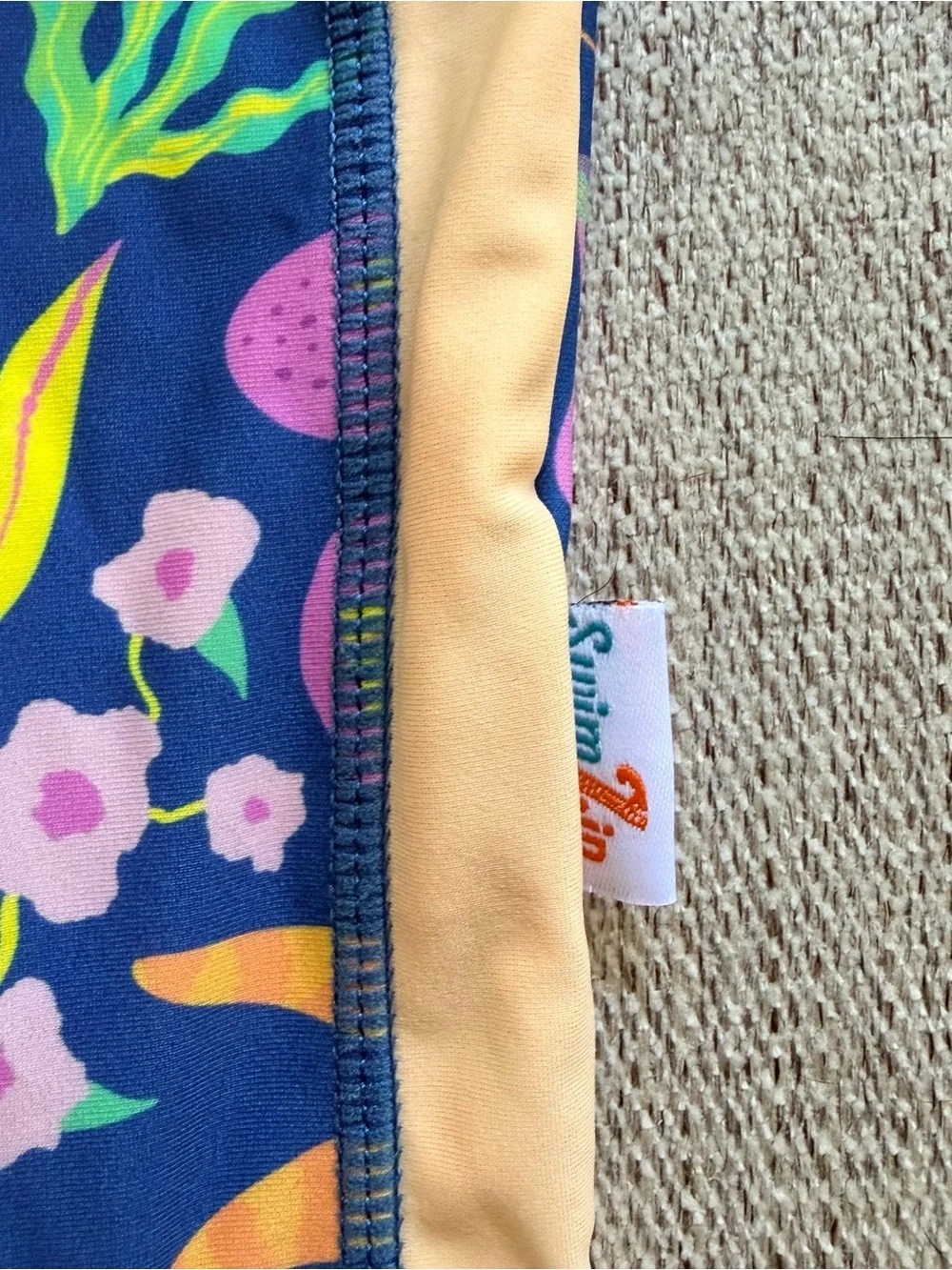 Swimzip stretchy navy